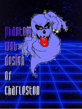 Phantom Web Design of Charleston Logo